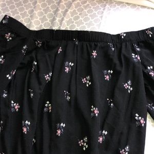 off the shoulder dress